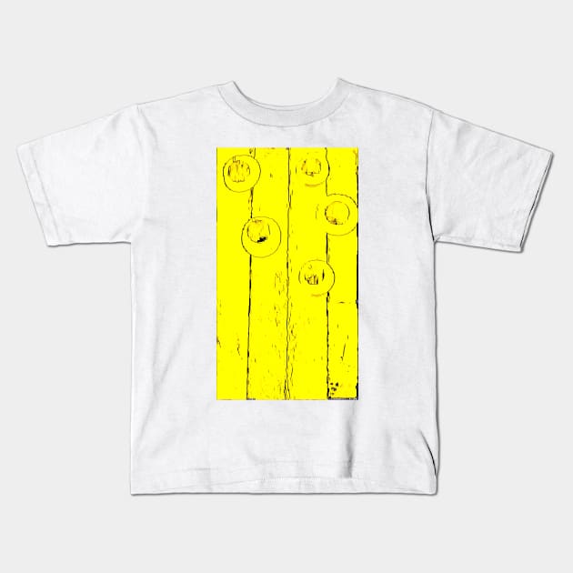 Custard Eyes Kids T-Shirt by Tovers